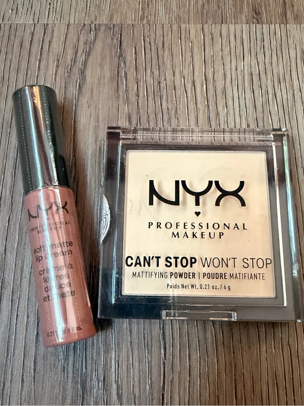 NYX Soft Matte Lip Cream & Powder Duo in Nude Pink